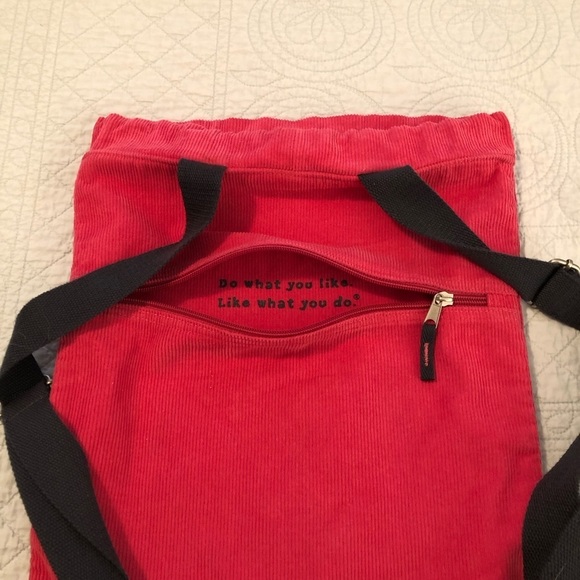 Life Is Good corduroy backpack book bag. - Picture 4 of 9